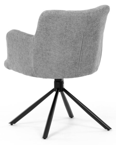 Jídelní židle šedá DCH-T1122 GREY2