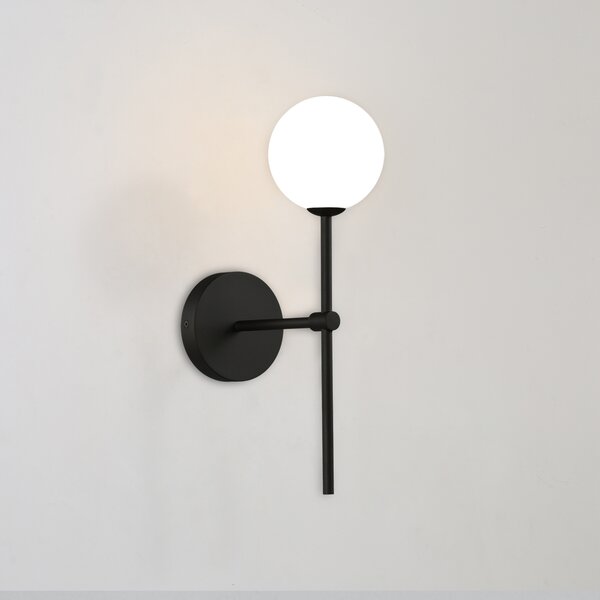 ACB Iluminacion Nástěnné LED svítidlo DORIS, v. 40 cm, 1xG9 7W, IP44 Barva: Černá
