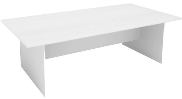 Jednací kancelářský stůl PRIMO WHITE, 240x120 cm, bílá