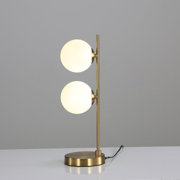 ACB Iluminacion Stolní LED lampa DORIS, v. 45 cm, 2xG9 7W Barva: Černá