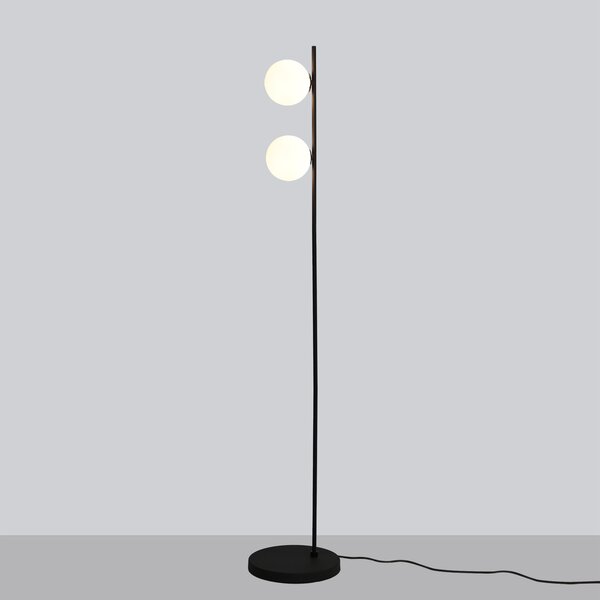 ACB Iluminacion Stojací LED lampa DORIS, v. 140 cm, 2xG9 7W Barva: Černá