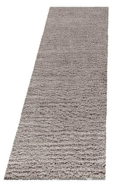 Světle hnědý běhoun 80x250 cm Fluffy – Ayyildiz Carpets