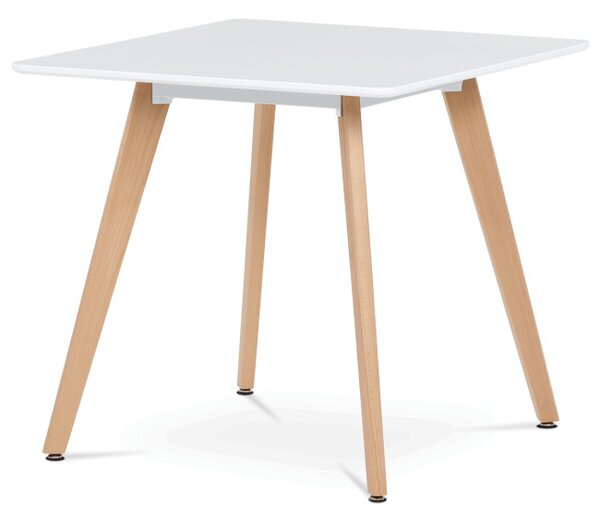 Jídelní stůl DT-312 bílý / naturální