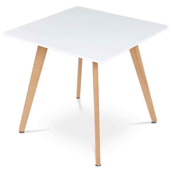 Jídelní stůl DT-312 bílý / naturální