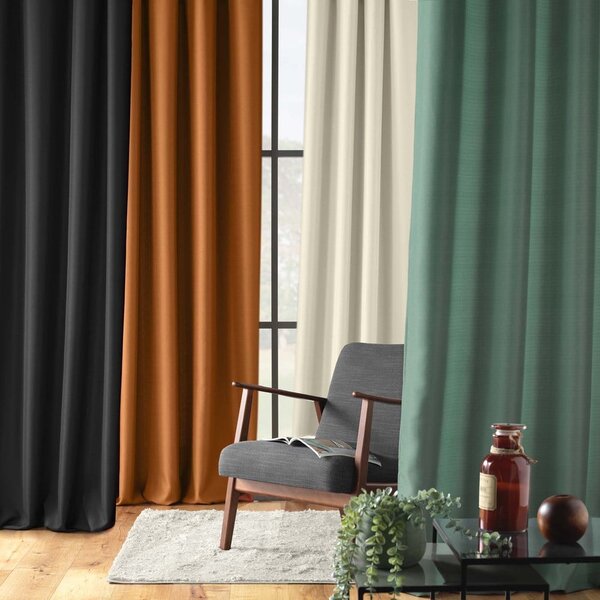 Hnědý závěs 140x280 cm Soline – douceur d'intérieur