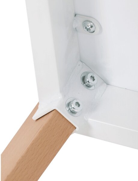 Jídelní stůl DT-313 bílý / naturální