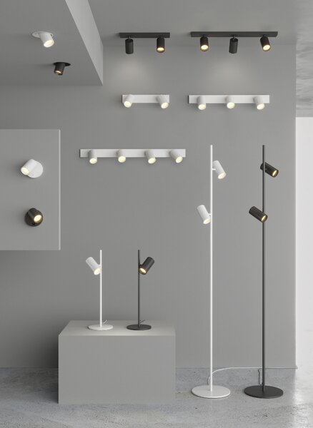 ACB Iluminacion Zapuštěné svítidlo GINA, ⌀ 11 cm, 1xGU10 8W Barva: Černá