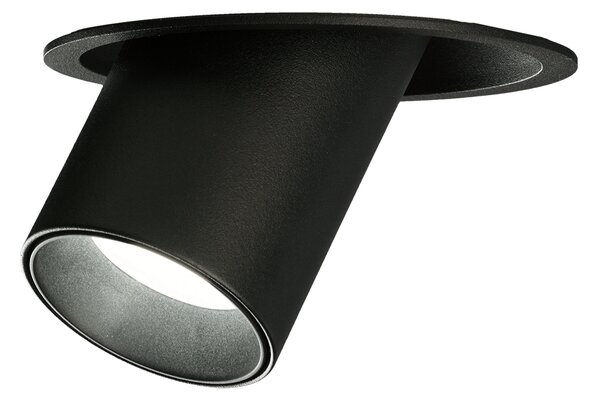 ACB Iluminacion Zapuštěné svítidlo GINA, ⌀ 11 cm, 1xGU10 8W Barva: Černá