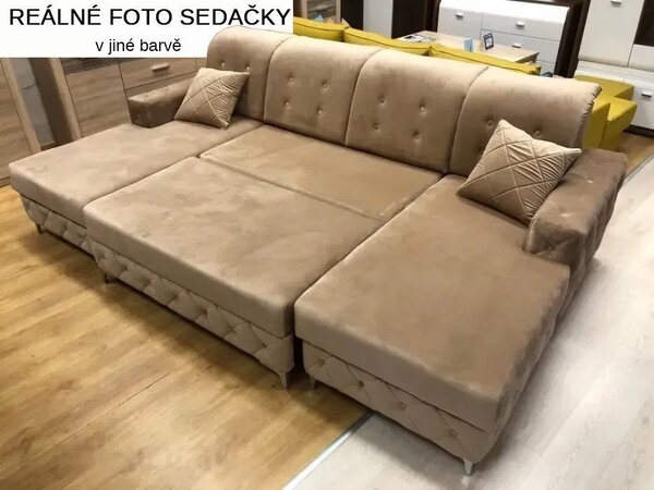 Sedací souprava Verso U šedá