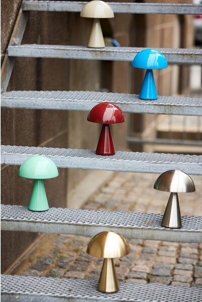 Krémová LED stmívatelná stolní lampa (výška 20 cm) Mush – Hübsch