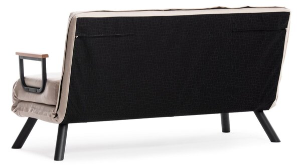 Pohovka futon Sandy (krémová)