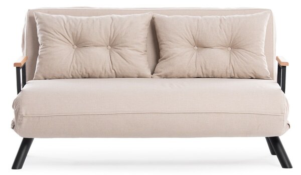 Pohovka futon Sandy (krémová)