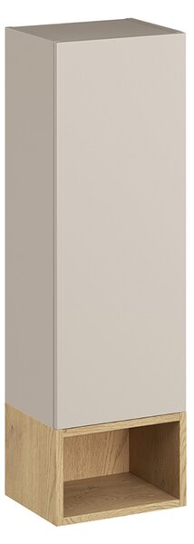 Koupelnový horní otevřený regál DUB CREMONA 30 cm