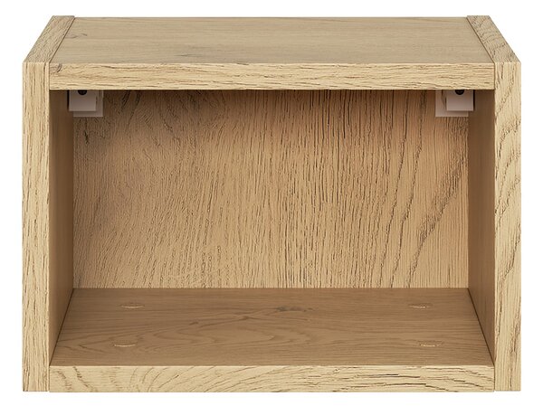 Koupelnový horní otevřený regál DUB CREMONA 30 cm