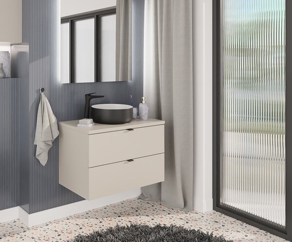 Koupelnová skříňka pod umyvalo DALIA CASHMERE 80 cm / 2 zásuvky