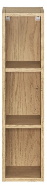 Koupelnový horní otevřený regál DUB CREMONA 20 cm