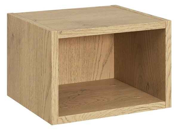 Koupelnový horní otevřený regál DUB CREMONA 30 cm