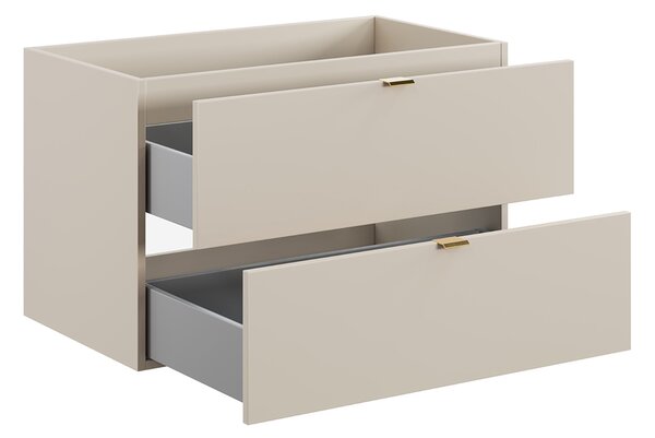 Koupelnová skříňka pod umyvalo DALIA CASHMERE 80 cm / 2 zásuvky