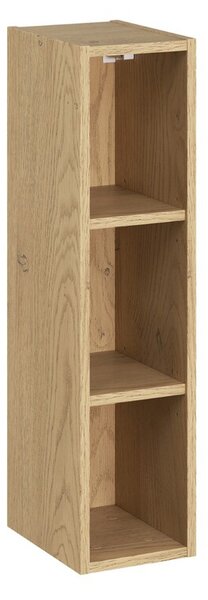 Koupelnový horní otevřený regál DUB CREMONA 20 cm