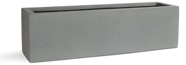 Polystone Flowerbox Anthracite Barva květináče: Šedá, Rozměry: Délka x Šířka x Výška 65x18x18 cm