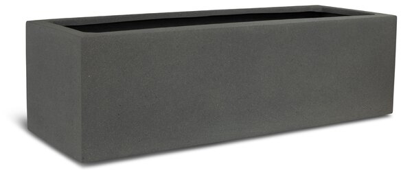 Polystone Flowerbox Anthracite Barva květináče: Šedá, Rozměry: Délka x Šířka x Výška 100x35x30 cm