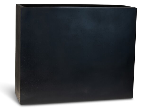 Polystone Divide rozdělovač prostoru Grey Barva květináče: Antracitová, Rozměry: Délka, Šířka, Výška 100x35x80 cm