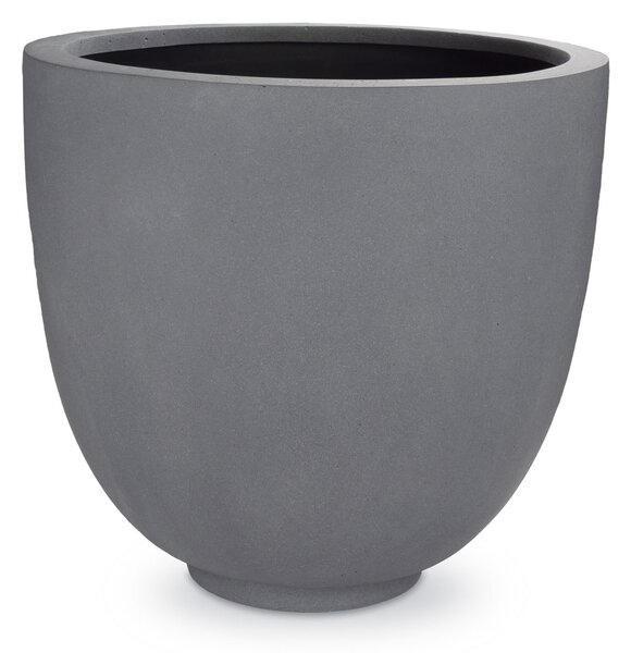 Polystone Ego Giant květináč Anthracite Barva květináče: Šedá, Rozměry: Průměr 70 cm, Výška 60 cm