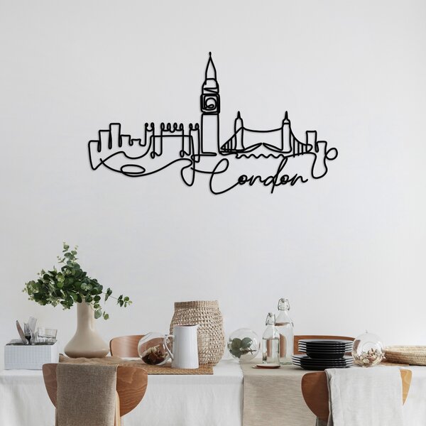 ASIR Nástěnná dekorace kovová LONDON