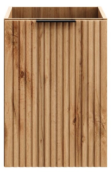 Comad Závěsná koupelnová skříňka s košem na prádlo Casad 40 cm dub wotan