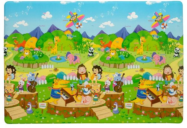 Breno Kusový koberec Dwinguler Zvířecí orchestr, 130x190 cm, Vícebarevné