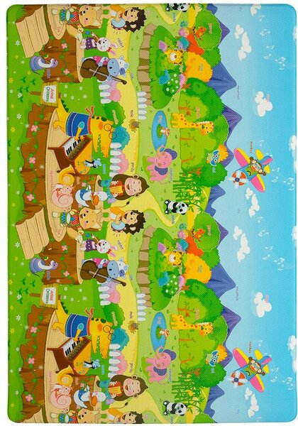 Breno Kusový koberec Dwinguler Zvířecí orchestr, 130x190 cm, Vícebarevné