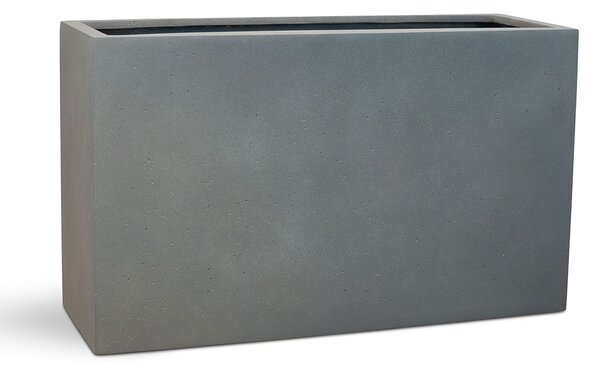 Polystone Divide rozdělovač prostoru Grey Barva květináče: Šedá, Rozměry: Délka, Šířka, Výška 100x35x60 cm