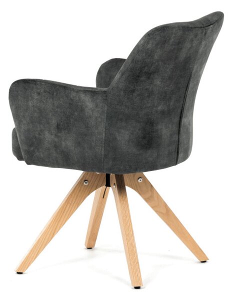 Jídelní židle sametová, zelená HC-D7188 GRN4