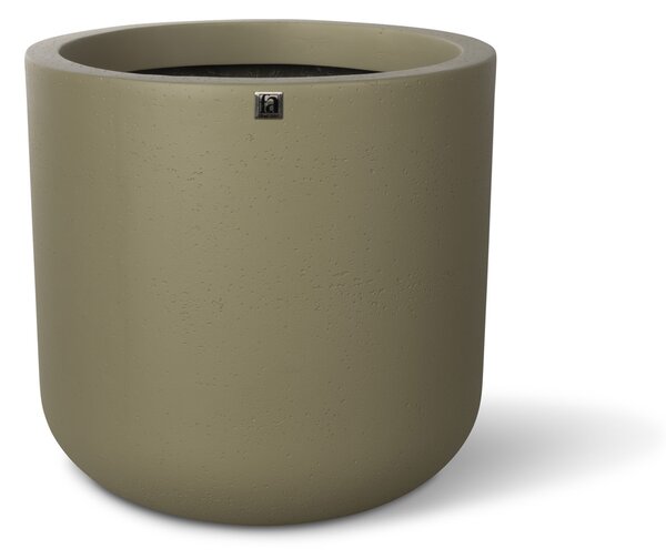 Květináč Corum, Ø 39/48,5 cm, výška 37/46,5 cm, olivová, šedá, antracitová Barva květináče: Betonově olivově šedá, Rozměry: Průměr 39 cm, Výška 37 cm