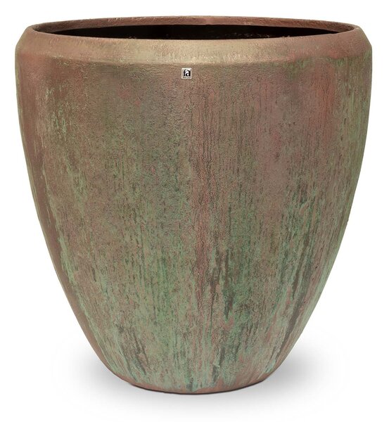 Podlahový květináč Atlantis, Ø 41/50/67/80 cm, výška 41/50/67/80 cm, oxidovaný bronz Rozměry:: 80x80cm