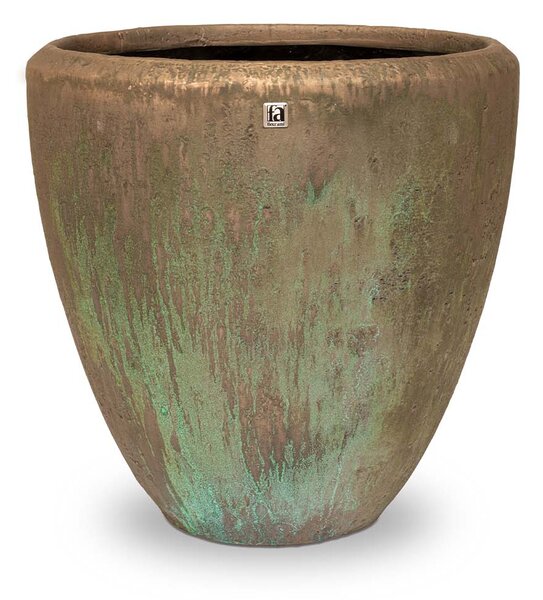 Podlahový květináč Atlantis, Ø 41/50/67/80 cm, výška 41/50/67/80 cm, oxidovaný bronz Rozměry:: 41x41cm