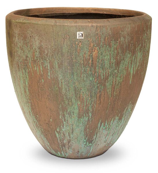 Podlahový květináč Atlantis, Ø 41/50/67/80 cm, výška 41/50/67/80 cm, oxidovaný bronz Rozměry:: 50x50cm