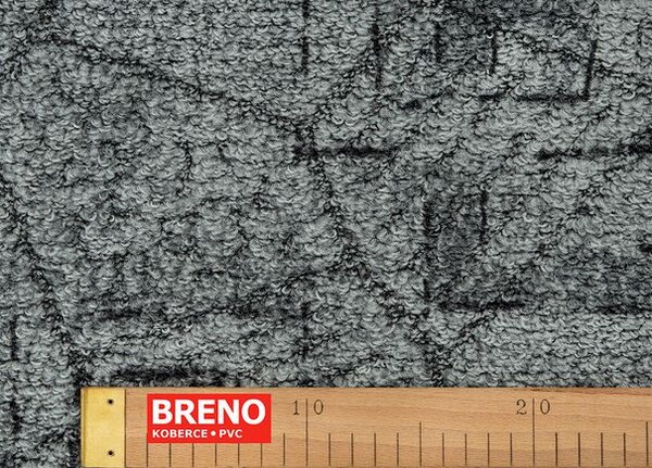 Breno Metrážový koberec BOSSANOVA 95, šíře 400 cm, Šedá
