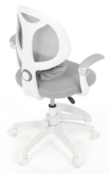 Dětská otočná židle šedá KA-W8008 GREY