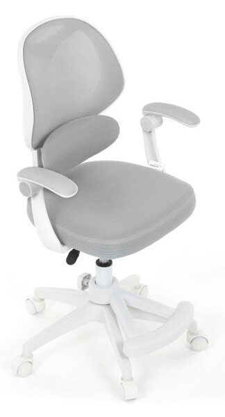 Dětská otočná židle šedá KA-W8008 GREY