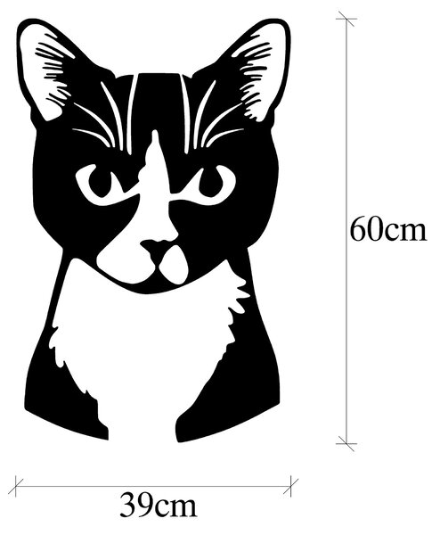 ASIR Nástěnná dekorace kovová CAT