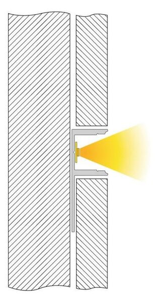 IMPR 975361 Reprofil dlaždicový profil EL-03-12 stříbrná elox 2500 mm - DEKOLIGHT