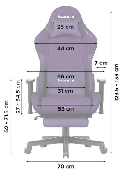 Herní židle Force 5.7 Purple