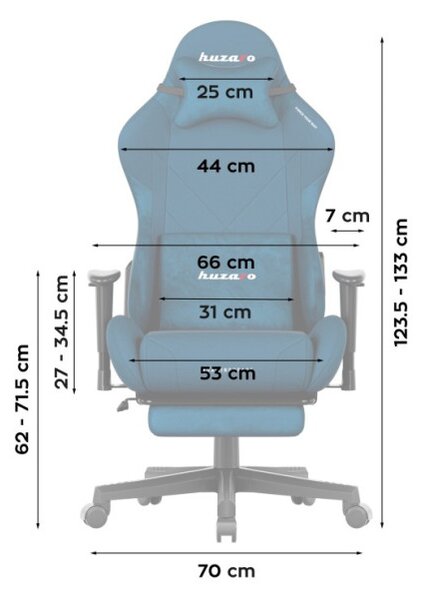 Herní židle Force 5.7 Blue