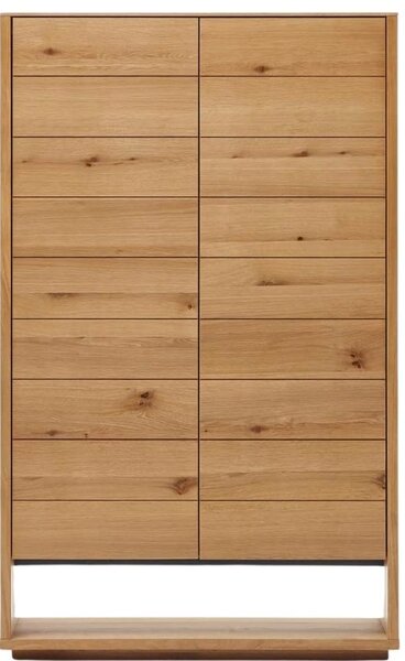 Dubová komoda Kave Home Alguema 100 x 40 cm