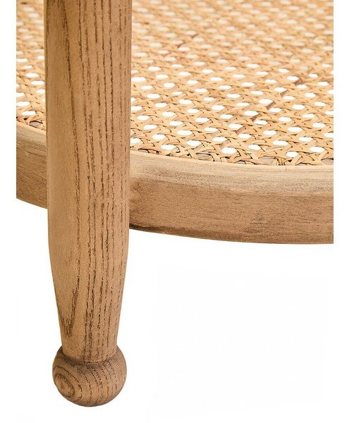 Kulatý odkládací stolek se skleněnou deskou ø 57 cm Cebu – Premier Housewares