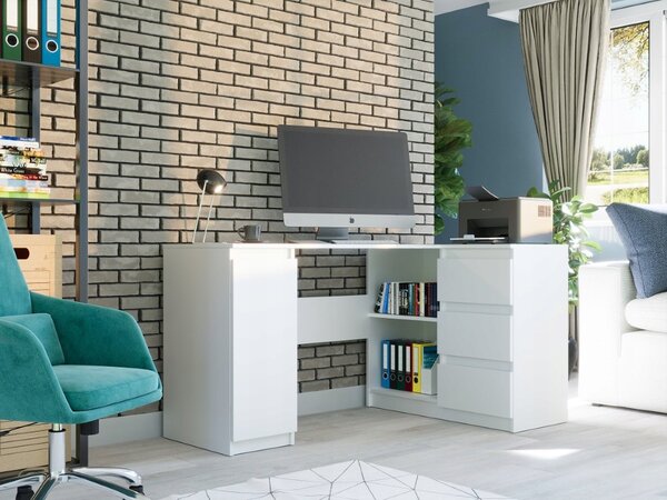Psací stůl Framire MODERN 155 x 85 x 77 cm bílý
