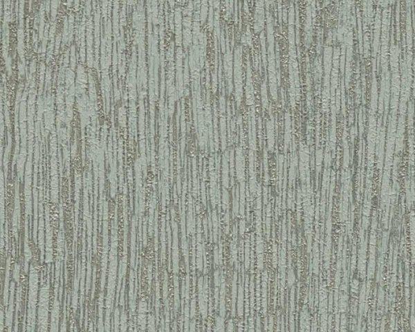 A.S. Création | Vliesová tapeta na zeď Smart Surfaces 39562-3 | 0,53 x 10,05 m | zelená, metalická