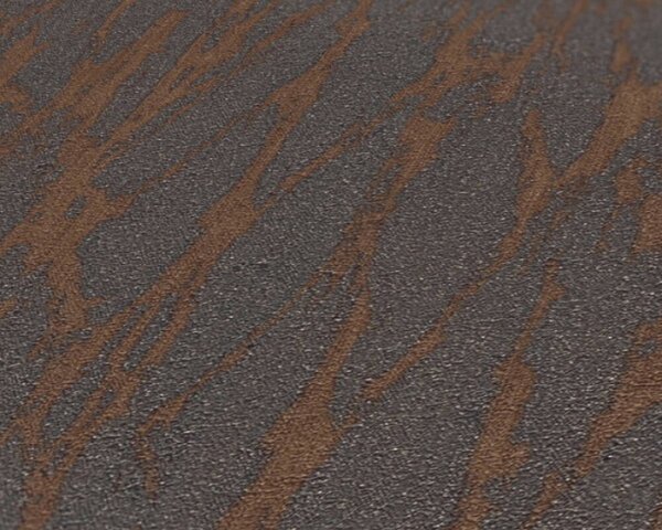 A.S. Création | Vliesová tapeta na zeď Smart Surfaces 39563-4 | 0,53 x 10,05 m | hnědá, šedá, metalická