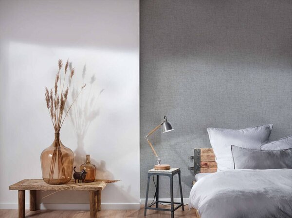 A.S. Création | Vliesová tapeta na zeď Smart Surfaces 39564-2 | 0,53 x 10,05 m | šedá